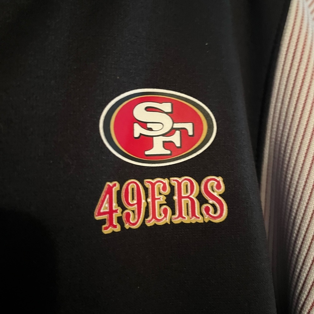 SF 49ers Nike Black Zip up jacket - Picture 6 of 12
